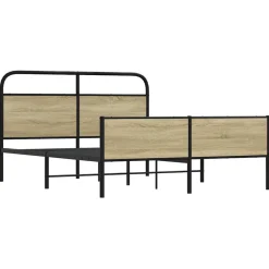 Bedframe zonder matras metaal kleurig 150x200 cm><noscript><img width=