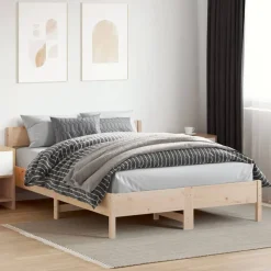 Bedframe zonder matras massief grenenhout 160x200 cm><noscript><img width=