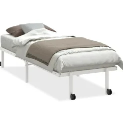 Bedframe zonder matras opvouwbaar 75x190 cm staal>vidaXL Sale