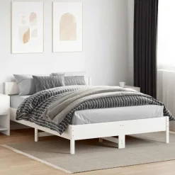 Bedframe zonder matras massief grenenhout 160x200 cm><noscript><img width=