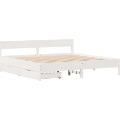Bedframe zonder matras massief grenenhout 200x200 cm><noscript><img width=