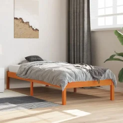 Bedframe zonder matras massief grenenhout 75x190 cm>vidaXL Clearance