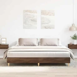 Bedframe zonder matras 200x200 cm spaanplaat ig>vidaXL Clearance