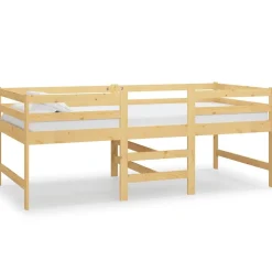 Bedframe zonder matras massief grenenhout 90x200 cm>vidaXL