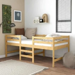 Bedframe zonder matras massief grenenhout 90x200 cm>vidaXL