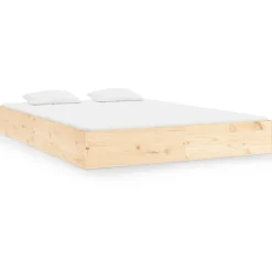 Bedframe zonder matras massief hout 200x200 cm>vidaXL Best