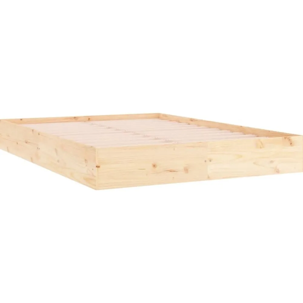 Bedframe zonder matras massief hout 200x200 cm>vidaXL Best