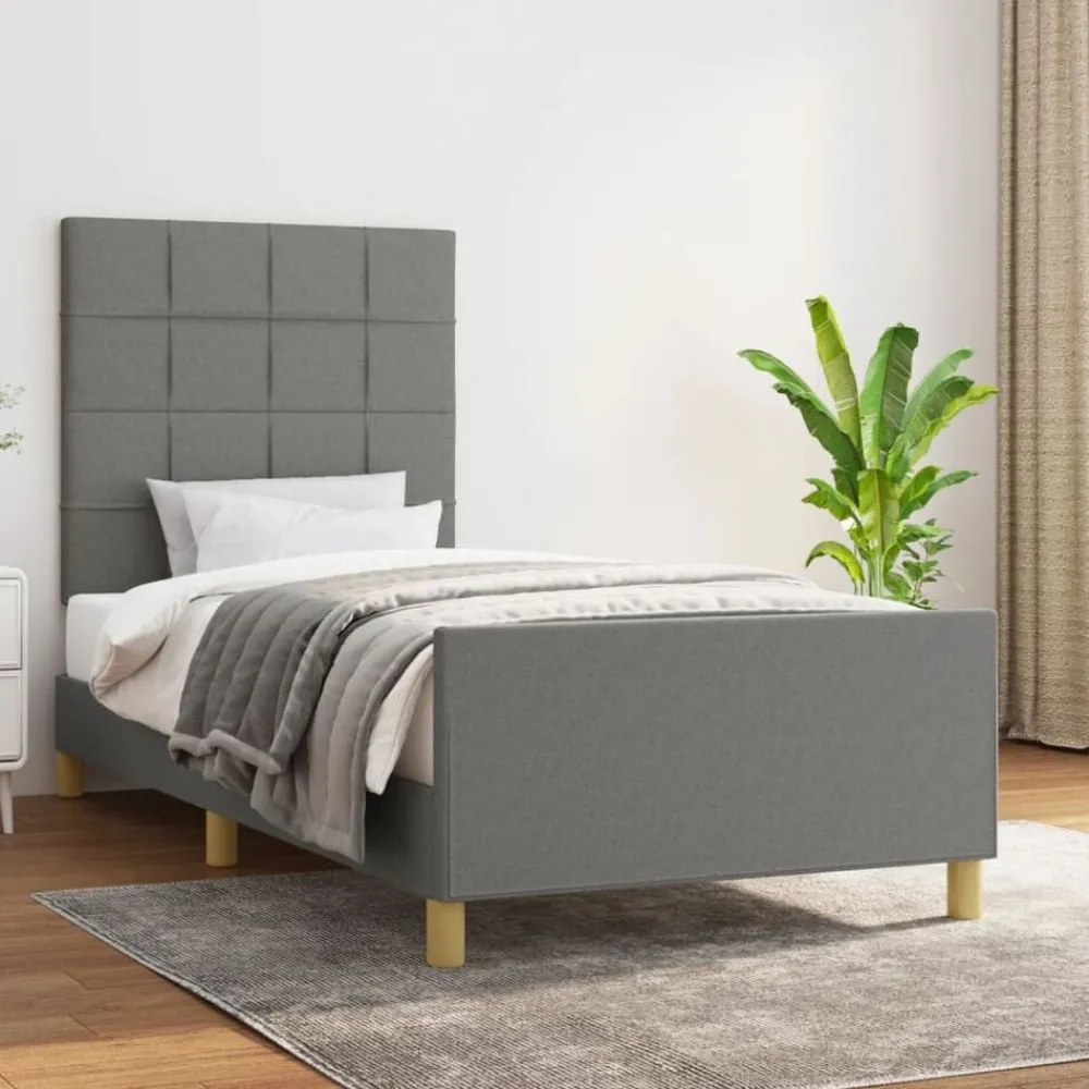 Bedframe zonder matras 80x200 cm stof>vidaXL