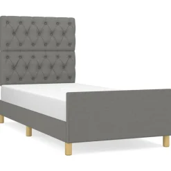 Bedframe zonder matras 80x200 cm stof>vidaXL