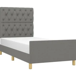 Bedframe zonder matras 80x200 cm stof><noscript><img width=