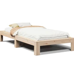 Bedframe zonder matras massief grenenhout 100x200 cm>vidaXL Hot