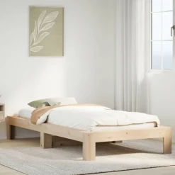 Bedframe zonder matras massief grenenhout 100x200 cm>vidaXL Hot