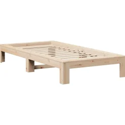 Bedframe zonder matras massief grenenhout 100x200 cm><noscript><img width=