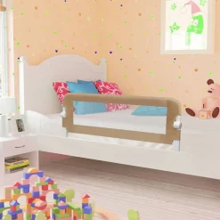 Babyveiligheid*vidaXL Bedhekje peuter 102x42 cm polyester Taupe