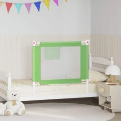 Babyveiligheid*vidaXL Bedhekje peuter 90x25 cm stof Groen