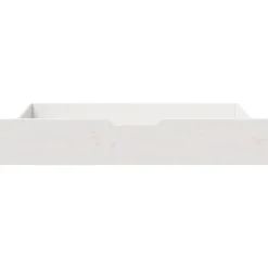Huishoudelijke Benodigdheden*vidaXL Bedlades 2 st 95x55x17 cm massief grenenhout Wit