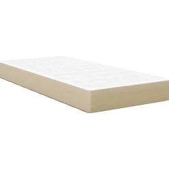 Bedden & Accessoires*vidaXL Bedmatras met matras Saliegroen 80 x 200 cm Stof Lichtgroen Grijs