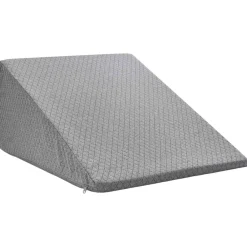 Linnengoed*vidaXL Been Kussen Effen 60 x 50 x 30 cm Traagschuim Grijs