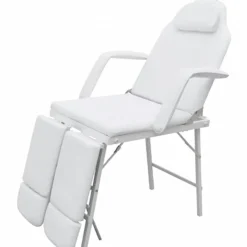 Uiterlijk & Gezondheid*vidaXL Behandelingsstoel voor gezicht 185x78x76 cm kunstleer Wit