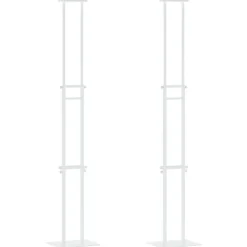 Reclame & Marketing*vidaXL Beurs Displays 2 pcs 30 x 23,5 x 210 cm Staal Wit