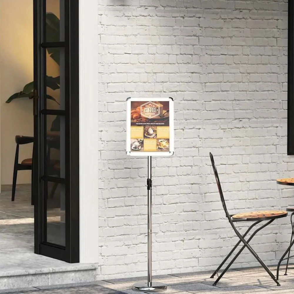 Beurs Displays 30 x 25 x 128 cm Aluminium>vidaXL Best