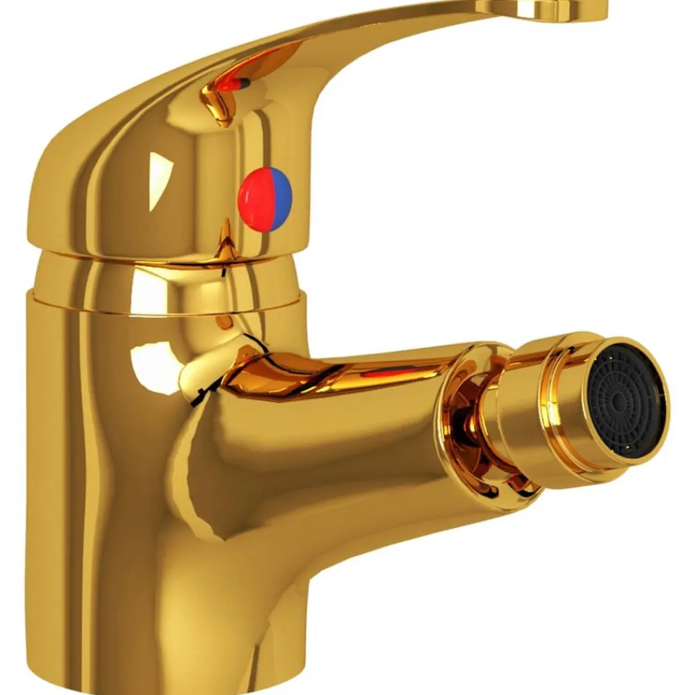 Sanitair & Loodgietersbenodigdheden*vidaXL Bidetkraan 13x12 cm kleurig Goud