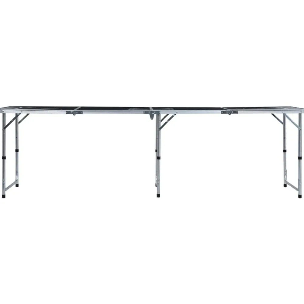 Bierpongtafel inklapbaar 240 cm zwart>vidaXL