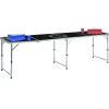 Kunst & Entertainment*vidaXL Bierpongtafel met bekers en ballen inklapbaar 240 cm