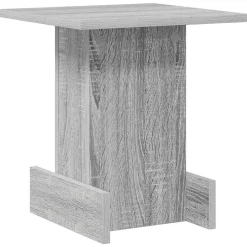 Tafels*vidaXL Bijzettafel 35,5 x 35 x 40 cm Bewerkt hout Grijs sonoma