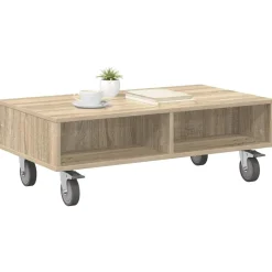 Bijzettafel met wielen 90 x 50 x 30 cm><noscript><img width=
