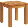 Tuinmeubelen*vidaXL Bijzettafel Olie naturel 35 x 35 x 34 cm Massief Acaciahout