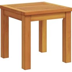 Tuinmeubelen*vidaXL Bijzettafel Olie naturel 35 x 35 x 34 cm Massief Acaciahout