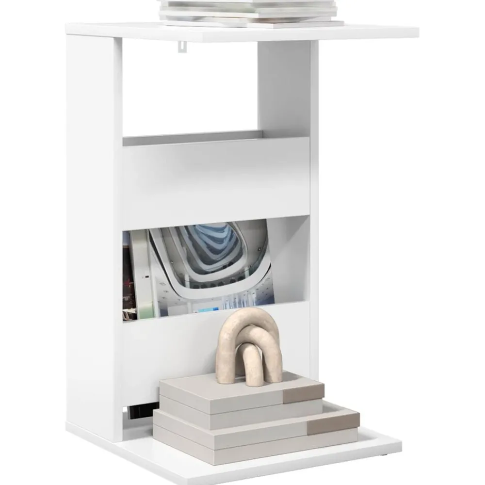 Bijzettafel 40 x 35 x 60,5 cm Bewerkt hout>vidaXL Outlet