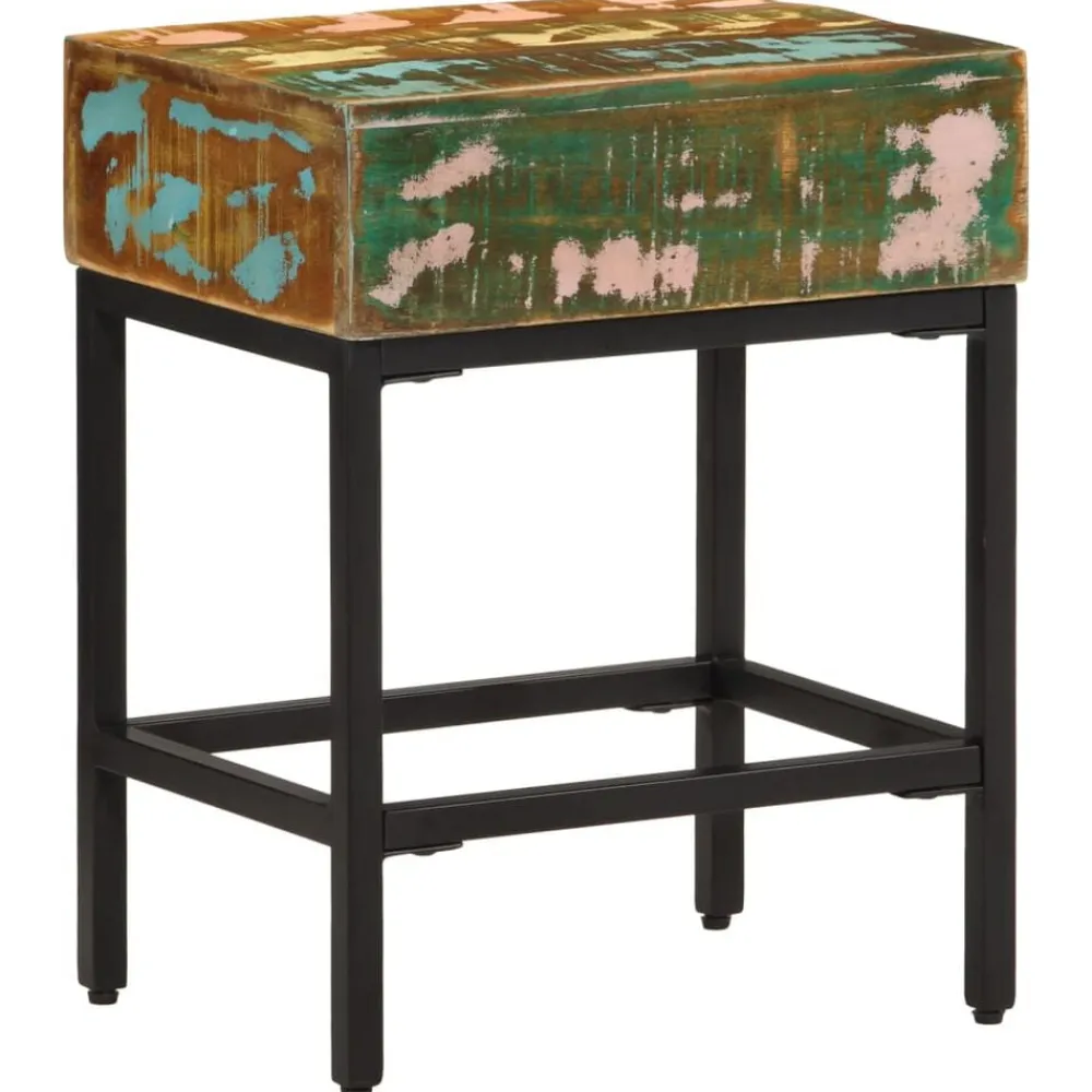 Bijzettafel 40x30x51 cm massief gerecycled hout>vidaXL Best