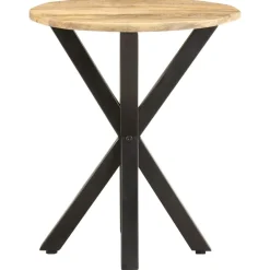 Tafels*vidaXL Bijzettafel 48x48x56 cm massief mangohout
