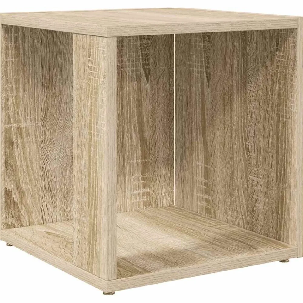 Bijzettafel 33x33x34,5 cm bewerkt hout kleurig>vidaXL Best