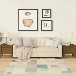 Bijzettafels 2 st 40x40x39 cm massief grenenhout>vidaXL Online