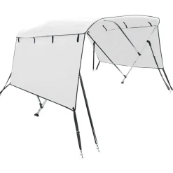 Biminitop 3 bogen met zijwanden 183x(137-152)x137 cm>vidaXL Online