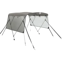 Biminitop 3 bogen met mesh zijwanden 183x(137-152)x137 cm>vidaXL New