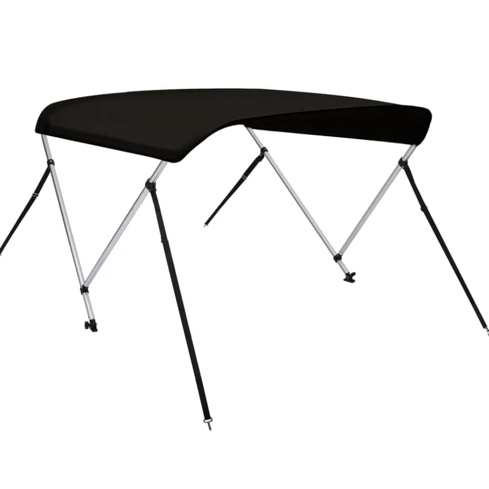 Voertuigonderdelen & -Accessoires*vidaXL Biminitop 2 bogen 150x120x110 cm Zwart