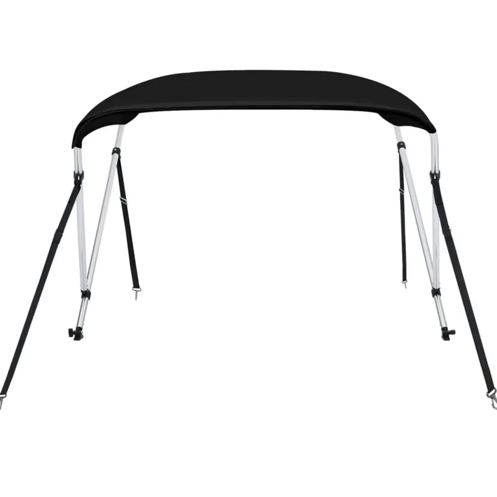 Voertuigonderdelen & -Accessoires*vidaXL Biminitop 2 bogen 150x120x110 cm Zwart