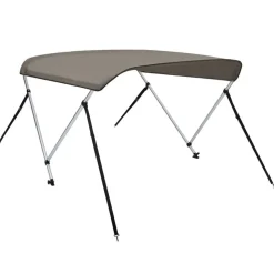 Voertuigonderdelen & -Accessoires*vidaXL Biminitop 2 bogen 150x120x110 cm Grijs