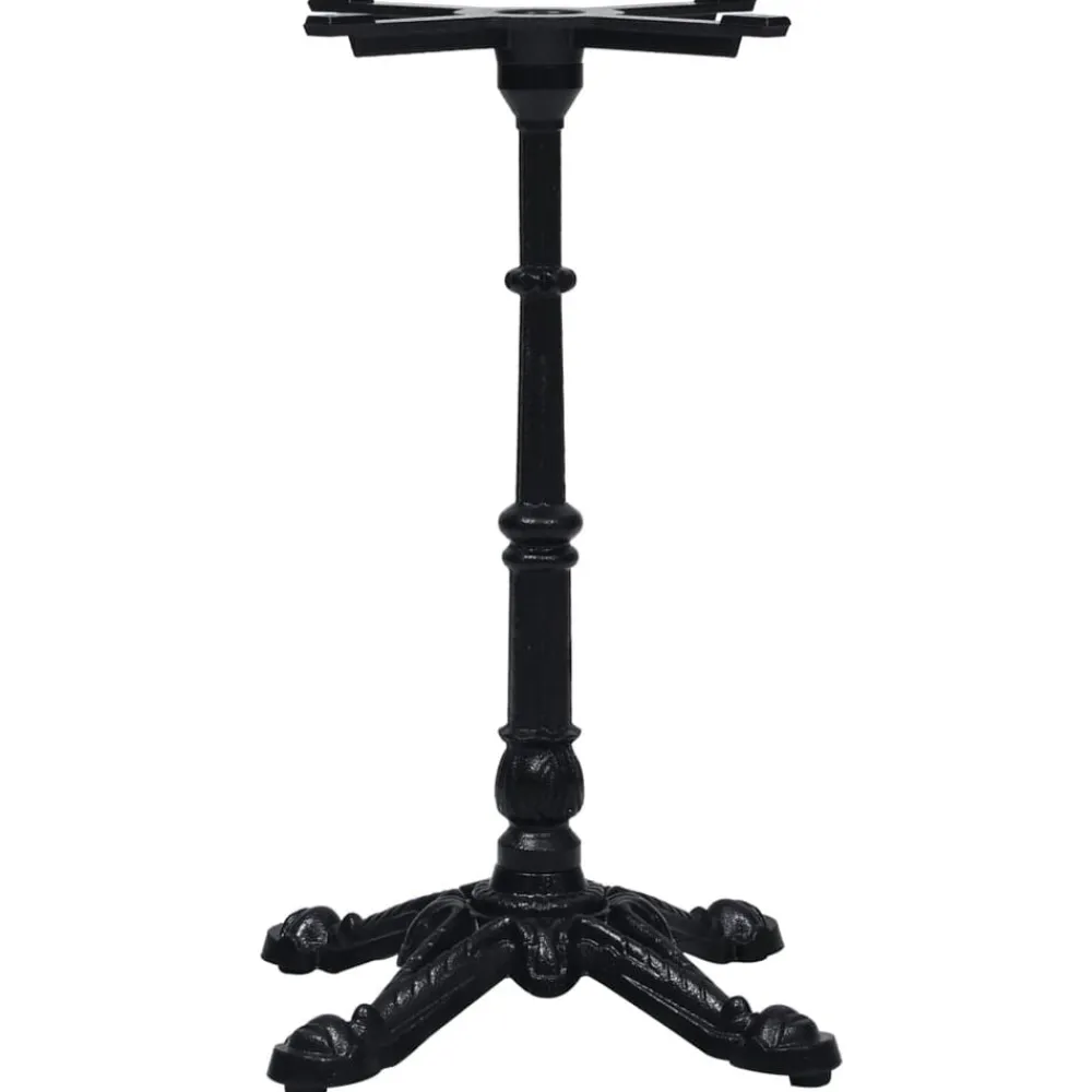 Tafelaccessoires*vidaXL Bistrotafelpoot 52x52x72 cm gietijzer zwart