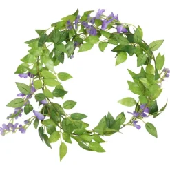Woon- & Tuinaccessoires*vidaXL Bloemenslingers 6 st 200 cm Paars
