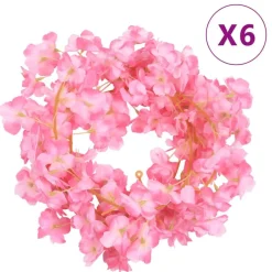 Bloemenslingers 6 st 180 cm donker>vidaXL Discount