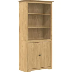 Boekenkasten & Wandplanken*vidaXL Boekenkast BODO 82 x 40 x 173 cm Bewerkt hout Honingbruin