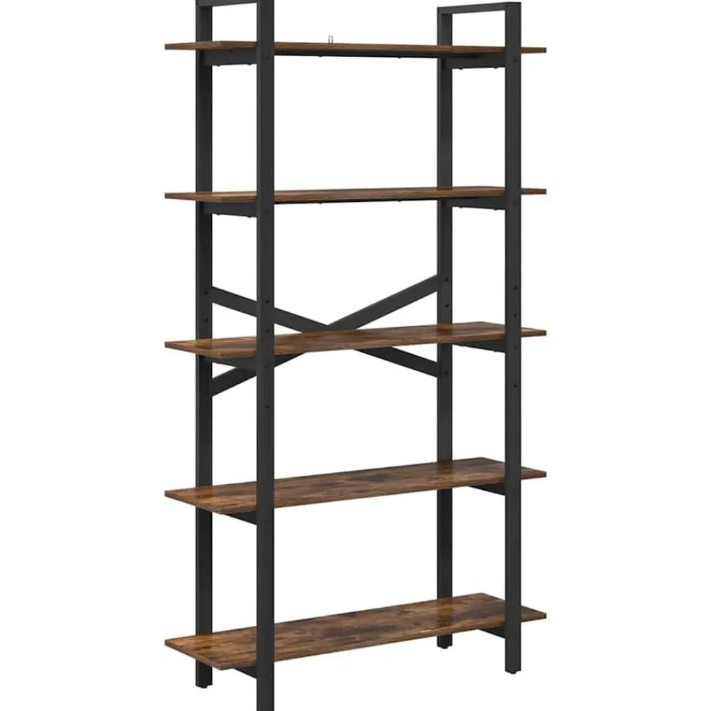 Boekenkast 100 x 33,5 x 178 cm Bewerkt hout>vidaXL