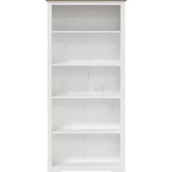 Boekenkasten & Wandplanken*vidaXL Boekenkast 5-laags BODO 82x40x173 cm massief grenenhout Bruin