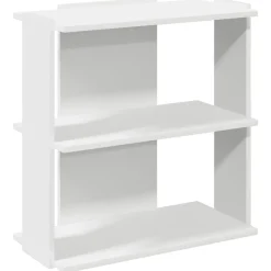 Boekenkasten & Wandplanken*vidaXL Boekenkast 3-laags 60x30x60 cm bewerkt hout Wit