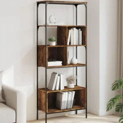 Boekenkast 5-laags 76x33x188,5 cm bewerkt hout>vidaXL Clearance